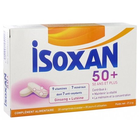 ISOXAN-50+-baisse-de-vitalité,-baisse-d'attention-20-comprimés
