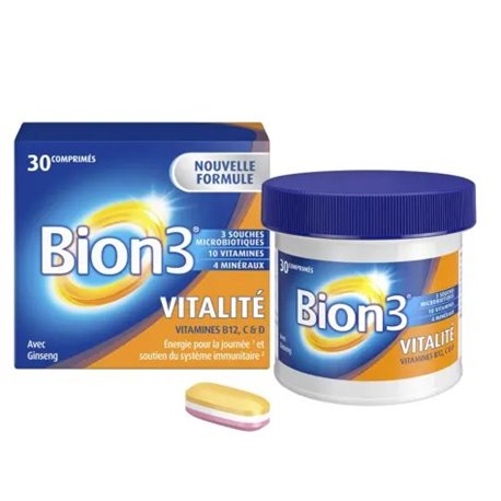 BION 3 VITALITE NOUVELLE FORMULE 30CP