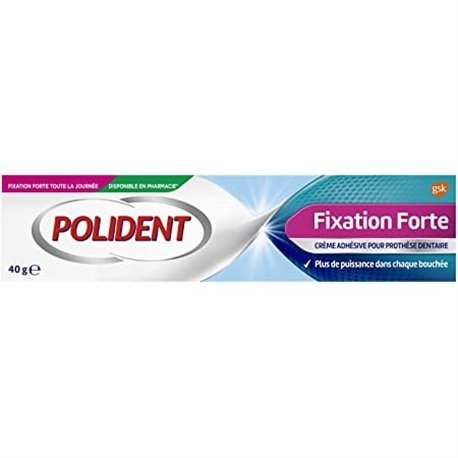 POLIDENT CREME ADHESIVE POUR PROTHESE DENTAIRE FIXATION FORTE