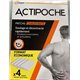 ACTIPOCHE PATCHS CHAUFFANTS SOULAGE ET DECONTRACTE RAPIDEMENT FORMAT ECONOMIQUE 4 PATCHS 9,5x13CM