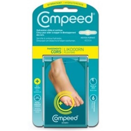 COMPEED Pansement cors hydratant 6 pansements