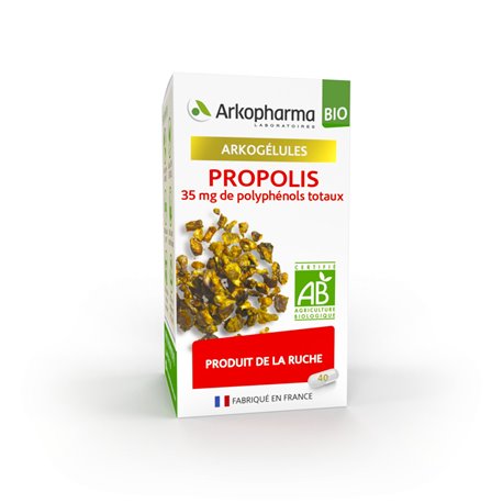 ARKOPHARMA PROPOLIS BIO PRODUIT DE LA RUCHE 40 GELULES