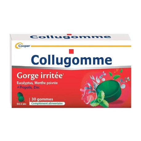 COLLUGOMME GORGE IRRITEE DES 6 ANS 30 GOMMES
