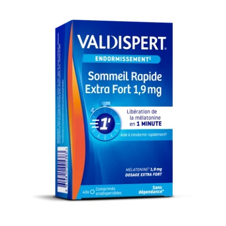 VALDISPERT SOMMEIL RAPIDE EXTRA FORT 1.9MG 40CP ORO