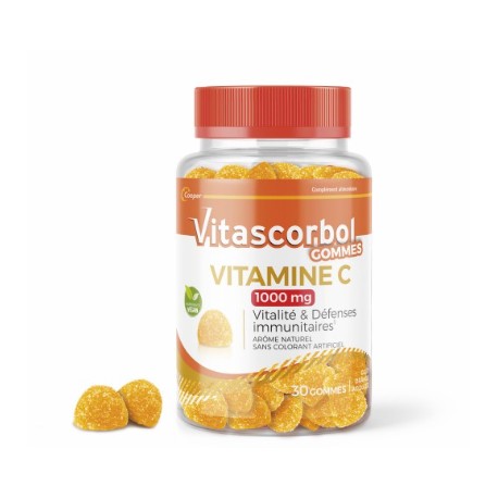 VITASCORBOL GOMMES VITAMINE C 1000MG 30 GOMMES