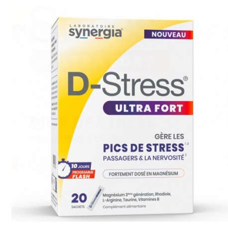 SYNERGIA D-STRESS ULTRA FORT 20 SACHETS