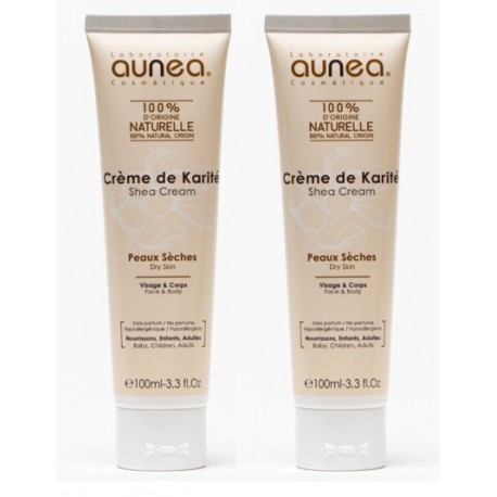 AUNEA CREME DE KARITE LOT 2X 100ML