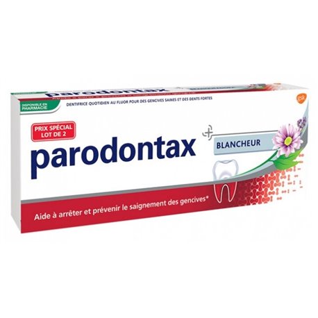 PARODONTAX BLANCHEUR LOT 2X 75ML