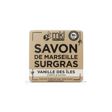 MKL SAVON DE MARSEILLE SURGRAS VANILLE DES ILES 100G