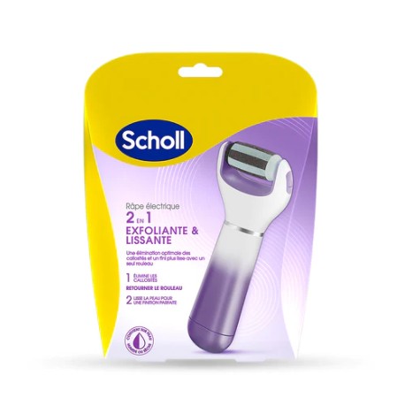 SCHOLL RAPE ELECTRIQUE 2EN1 EXFOLIANTE & LISSANTE