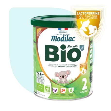 MODILAC BIO LF+ 2EME AGE 6-12 MOIS 800G