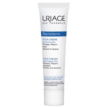 URIAGE BARIEDERM CICA-CREME AU CUIVRE-ZINC PEAUX FRAGILISEES ET IRRITEES 100ML