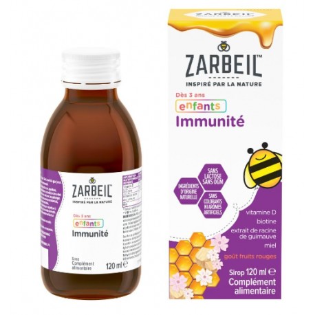 ZARBEIL IMMUNITE ENFANTS DES 3 ANS SIROP 120ML