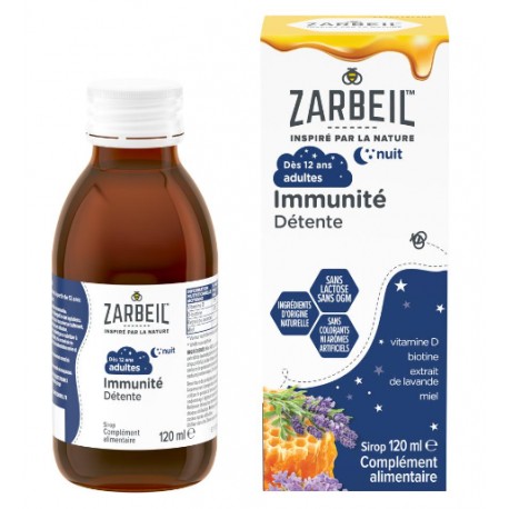 ZARBEIL SIROP IMMUNITE NUIT DES 12 ANS 120ML