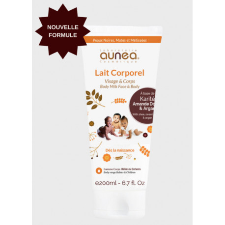 AUNEA LAIT CORPOREL VISAGE ET CORPS 200ML