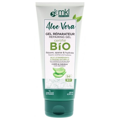 MKL Green Nature Gel Douche Surgras Bio Aloe Vera Visage Corps Et Cheveux  1l