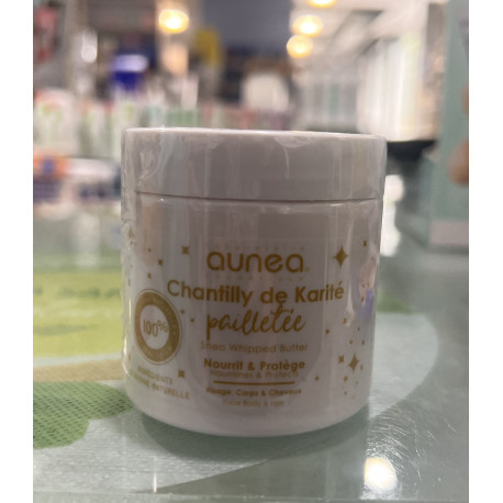 AUNEA CHANTILLY DE KARITE PAILLETEE 100ML