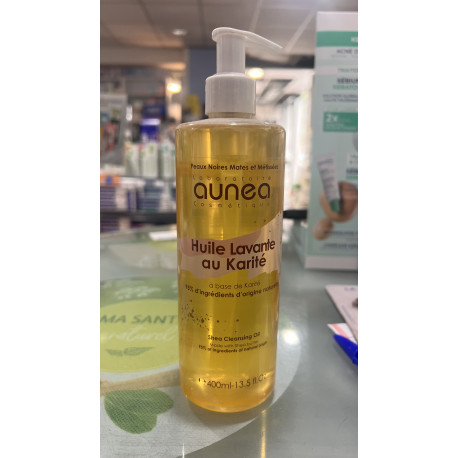 AUNEA HUILE LAVANTE AU KARITE 400ML