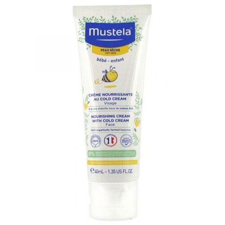 MUSTELA Crème nourrissante bébé à la cire d'abeille peaux sèches 40ml pas  cher 