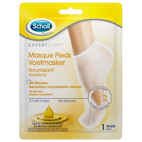 SCHOLL MASQUE PIEDS NOURRISSANT 1 PAIRE