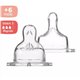 DODIE TETINE PLATE ANTI-COLIQUE SILICONE +6 MOIS DEBIT RAPIDE 3 X2