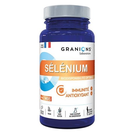 GRANIONS SELENIUM 60 GELULES VEGETALES