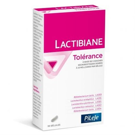 PILEJE LACTIBIANE TOLERANCE 30 GELULES