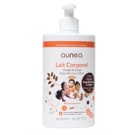 AUNEA LAIT CORPOREL VISAGE ET CORPS 750ML