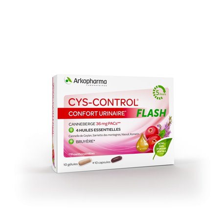 ARKOPHARMA CYS-CONTROL FLASH CONFORT URINAIRE 5 JOURS