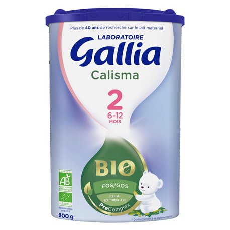 GALLIA CALISMA BIO 2E AGE 6-12 MOIS 800G