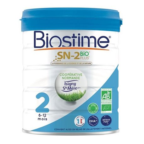 BIOSTIME SN-2 BIO PLUS 2E AGE 6-12 MOIS 800G