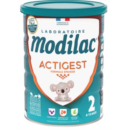 MODILAC ACTIGEST FORMULE EPAISSIE 2E AGE 6-12 MOIS 800G