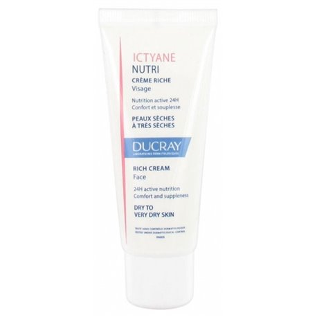 DUCRAY ICTYANE NUTRI CREME RICHE VISAGE 40ML