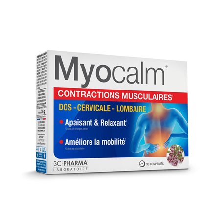 MYOCALM CONTRACTIONS MUSCULAIRES DOS-CERVICALE-LOMBAIRE 30CP