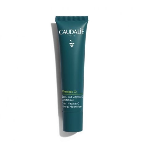 CAUDALIE VINERGETIC C+ SOIN 3 EN 1 VITAMINE C ANTI-FATIGUE ECLAT HYDRATATION ANTI-POLLUTION 40ML