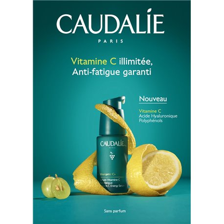 CAUDALIE VINERGETIC C+ SERUM VITAMINE C ANTI-FATIGUE ECLAT REPULPANT IMMEDIATS 30ML