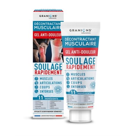 GRANIONS DECONTRACTANT MUSCULAIRE GEL ANTI-DOULEUR 100ML