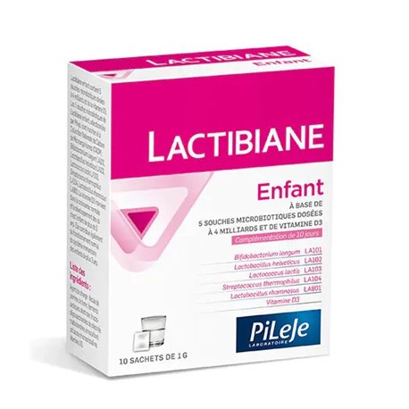 PILEJE LACTIBIANE ENFANT 10 SACHETS DE 1G