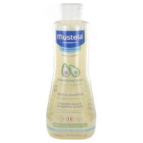 MUSTELA SHAMPOOING DOUX BEBE-ENFANT A L'AVOCAT ISSU DE CULTURE BIO PEAU NORMALE 500ML