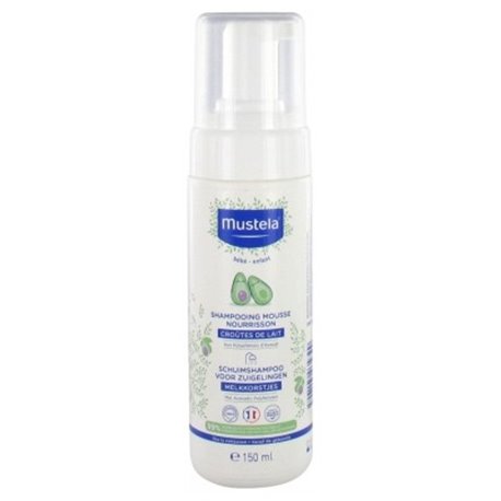 MUSTELA SHAMPOOING MOUSSE NOURRISSON CROUTES DE LAIT 150ML