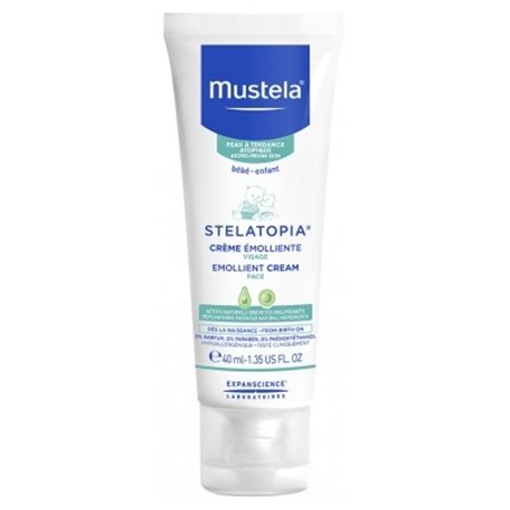 MUSTELA STELATOPIA CREME EMOLLIENTE VISAGE ACTION ANTI-ROUGEURS DES LA NAISSANCE 40ML