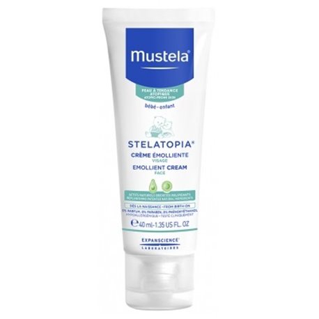 MUSTELA STELATOPIA CREME EMOLLIENTE VISAGE ACTION ANTI-ROUGEURS DES LA NAISSANCE 40ML