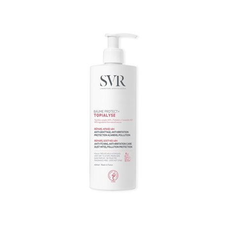 SVR TOPIALYSE BAUME PROTECT+ REPARE APAISE 48H ANTI-GRATTAGE ANTI-IRRITATION PEAUX TRES SECHES A ATOPIQUES 400ML