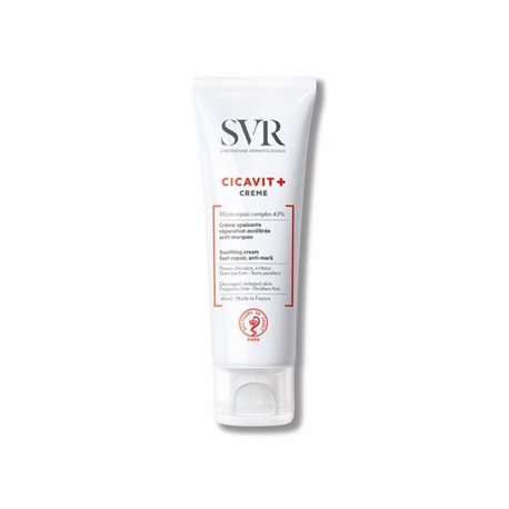 SVR CICAVIT+ CREME CREME APAISANTE REPARATION ACCELEREE ANTI-MARQUES PEAUX IRRITEES SANS PARFUM 40ML