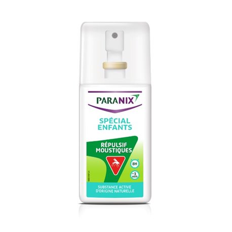 PARANIX REPULSIF MOUSTIQUES SPECIAL ENFANTS SUBSTANCE ACTIVE D'ORIGINE NATURELLE DES 3 MOIS 90ML