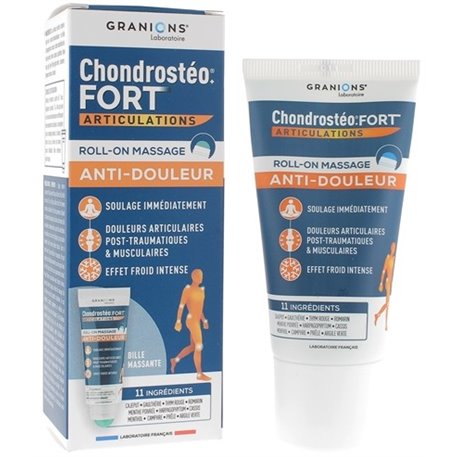 GRANIONS CHONDROSTEO FORT ARTICULATION ROLL-ON MASSAGE ANTI-DOULEUR 50ML