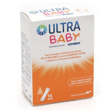ULTRA BABY POUR LES BESOINS NUTRITIONNELS DES ENFANTS DES LA NAISSANCE EN CAS DE DIARRHEES AIGUES 14 STICKS