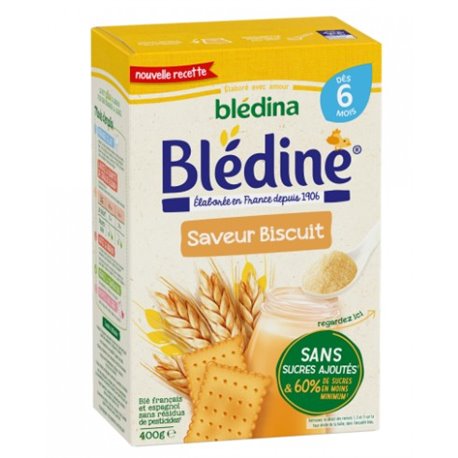 BLEDINE CEREALES SAVEUR BISCUIT DES 6 MOIS 400G