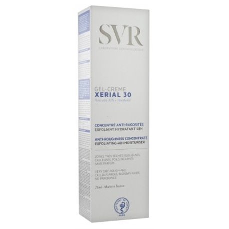 SVR XERIAL 30 GEL-CREME CONCENTRE ANTI-RUGOSITES EXFOLIANT HYDRATANT 48H 75ML