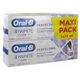 ORAL-B 3D WHITE LUXE PERFECTION BLANCHEUR AVANCEE LOT 2X 75ML